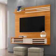 Painel para Tv até 55 Polegadas 2 Portas Frizz Sublime Cinamomo/Off White