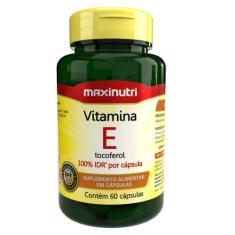 Vitamina E 100% IDR 60 Cápsulas Maxinutri