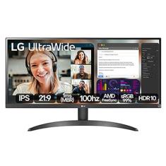 Monitor LG UltraWide™ 29WQ500B-B Tela IPS de 29", 21:9, Full HD, 1ms (MBR), 100Hz, sRGB 99%, HDR10 - 29WQ500B-B