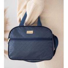 Bolsa Maternidade Bebê Pequena Para Passeio Luxo - Rallory, Azul marin