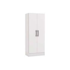 Guarda Roupa Solteiro 2 Portas Multiuso N409 Branco
