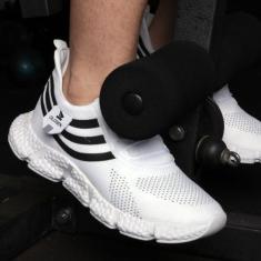 Tenis Branco Masculino Feminino Academia Caminhada Corrida Macio Leve 