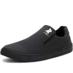 Tênis Masculino Polo Plus Slip On Casual-Masculino