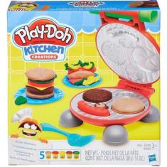 Conjunto Play-Doh Festa do Hamburguer B5521-Hasbro, Colorido
