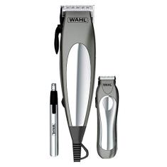 Kit Maquina e Aparador 220V Deluxe Groom Pro Prata WAHL
