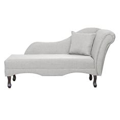 Divã Recamier Namoradeira Olívia Lado Esquerdo Linho Cores - DS Estofados