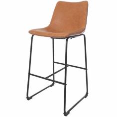 Banqueta Alta Vintage Munich Caramelo