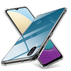 Capa Protetora Compatível Samsung A02 com Tela de 6.5" Polegadas Capinha Case Transparente Air Anti Impacto Proteção De Silicone Flexível
