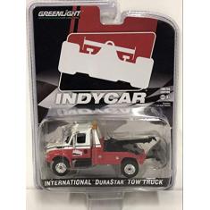 International Durastar Tow Truck White and Red "IndyCar Series" Hobby Exclusive 1/64 Diecast Model by Greenlight