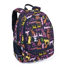 Mochila LS MO3122 com bolso frontal, bolso inferior e 2 bolsos laterais