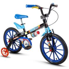 Bicicleta Infantil Masculina Tech Boys Aro 16 Nathor-Unissex