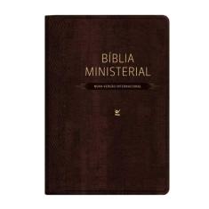 Bíblia Ministerial - Nvi - Capa Marrom Escuro