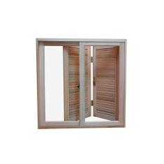 Janela de Madeira Pantográfica 100x100cm Lisa Pop Requadro Esel