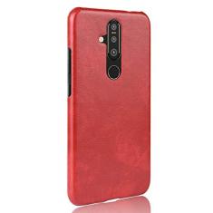 Capa para Nokia X71, capa para celular Rugged Shield 360° Proteja seu telefone capa de couro granulado capa para Nokia X71