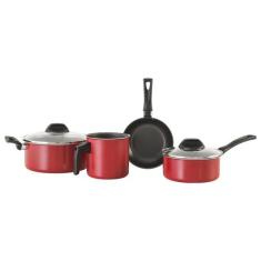 Conjunto de Panelas Brinox Garlic 7001/107 - Antiaderente 4 Peças