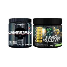 Kit Ganho De Energia - Creatina Turbo 300g + Fusao Nuclear-Unissex