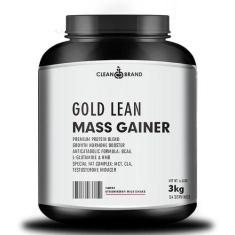GOLD LEAN MASS GAINER HIPERCALÓRICO 3KG 100 Doses - CleanBrand, Chocol