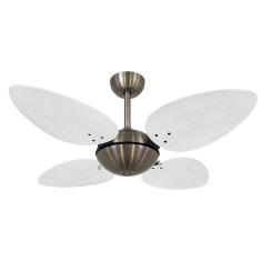 Ventilador De Teto Volare Office Petalo Palmae Branco 127V