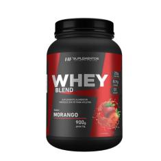 Whey protein de morango 900g hf suplements