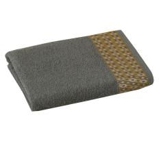 Toalha De Banho Barra Geometrica Naomi Lmpeter 75cm X 130cm Grafite