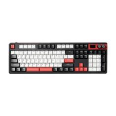 Teclado Gamer Skyloong Daybreak Gk104 8k Optical RGB Usb Switch Silver Preto