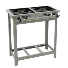 Fogão Venâncio a Gás Alta Pressão Vulcano 2 Bocas com Pé Vap2p
