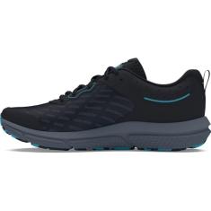 Under Armour Charged Assert 10 masculino, (003) Preto/Preto/Azul Surf, 42