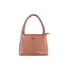 Bolsa básica de ombro em couro liso Maria-Feminino