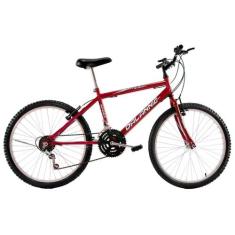 Bicicleta Aro 26 Stroll 18V Vermelha - Dalannio