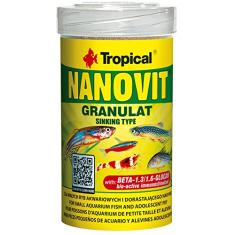 Ração TROPICAL Nanovit Granulat Pote 70g