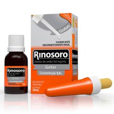Rinosoro 9,0mg/ml Descongestionante Spray 30ml 30ml Solução Nasal