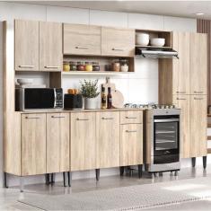 Cozinha Completa Arizona Plus com Armário e Balcão Carraro