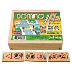 Dominó Trânsito 28 Peças - Jottplay