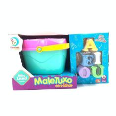 Brinquedo Didático de Encaixar Maletuxo com Letras Ref. 3036