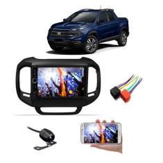 Mp5 Multimidia Moldura 2 din Fiat Toro 2021 2022 2023 Camera - Sp. Rep