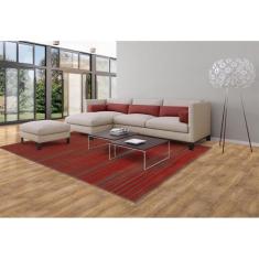 Tapete para Sala School Risca Vermelho 2,00x2,50 São Carlos - Tapetes 