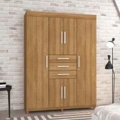 Guarda Roupa 6 Portas Capitiva Nature - CasaH