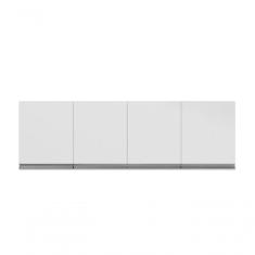 Armário Aéreo p- Cozinha Andreia 160cm c- 4 Portas Branco