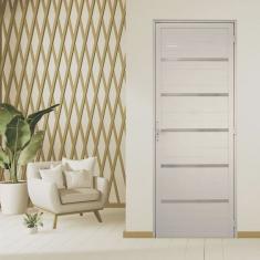 Porta Lambril Solara 90 x 2,10 Lado Esquerdo Hale Esquadrias Branco