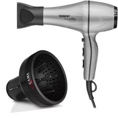 Kit - secador de cabelo profissional taiff style prata pro 2000w 127v 