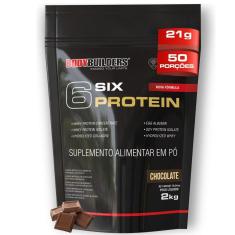 Whey Protein 6 Six Protein 2kg Refil - Bodybuilders-Unissex