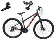 Bicicleta Mtb Aro 29 Gti Roma 21v Index Alumínio Freio Mecânico Suspensão 80mm Cambios Shimano-Unissex