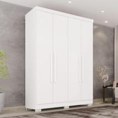 Guarda-roupa Casal 4 Portas 2 Gavetas França - Espresso Móveis