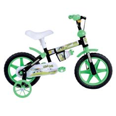 Bicicleta - Aro 12 - Houston - Mini Boy - Preta e Verde