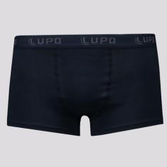 Cueca Sunga Lupo Algodão Com Elastano Marinho