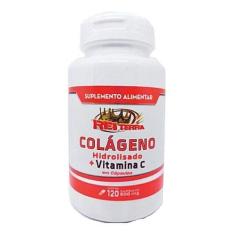 Colágeno Hidrolisado + Vitamina C 120 Cápsulas 500Mg - Rei Terra