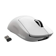 Mouse Gamer Sem Fio Logitech G PRO X SUPERLIGHT com Tecnologia LIGHTSPEED, Ultraleve 63g, 5 Botões Programáveis, Sensor HERO 25K e Bateria Recarregável - Compatível com POWERPLAY - Branco