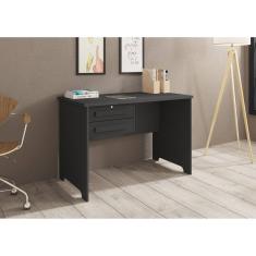 Escrivaninha com 2 Gavetas com Chave Alemanha Preto