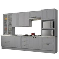 Cozinha Modulada Americana 16 Cinza - Henn