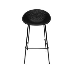 Banqueta Jardim e Varanda Alta 97cm Drops Preta